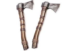 Throwing Axe Set (2) - Norse Tradesman 14" Viking Throwing Axe Set - Two Fully Sharpened Norse Hand-Axes - Carbon Steel Axe H
