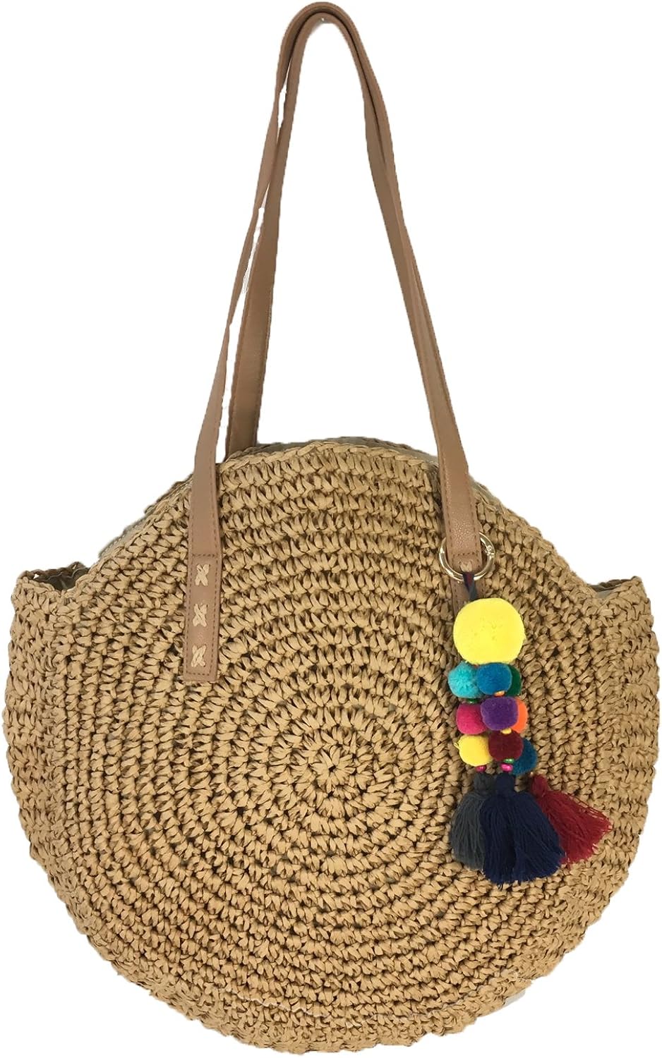 woven straw tote