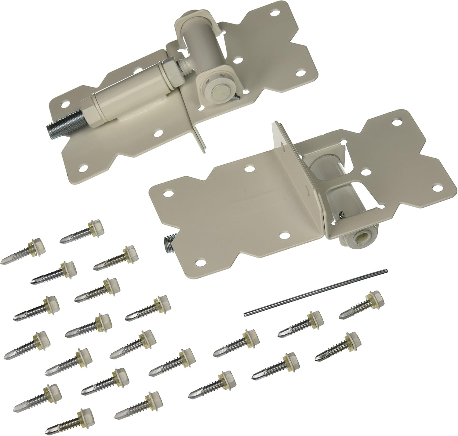 Self Closing Gate Hinge 2Pack (White Finish) The Best