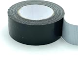 CCA Black Gaffer Duct Cloth Tape Easy Tear 50m Roll 48mm Multi-purpose Repair view 4