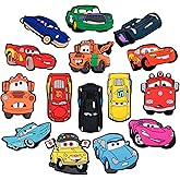 VZDIOR Men Women Super Car Shoe Charms Boys Girls Cartoon Car Shoes Decorations for Birthday Gifts