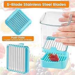 Upgraded Fruit Slicer Cup, Strawberry Slicer with