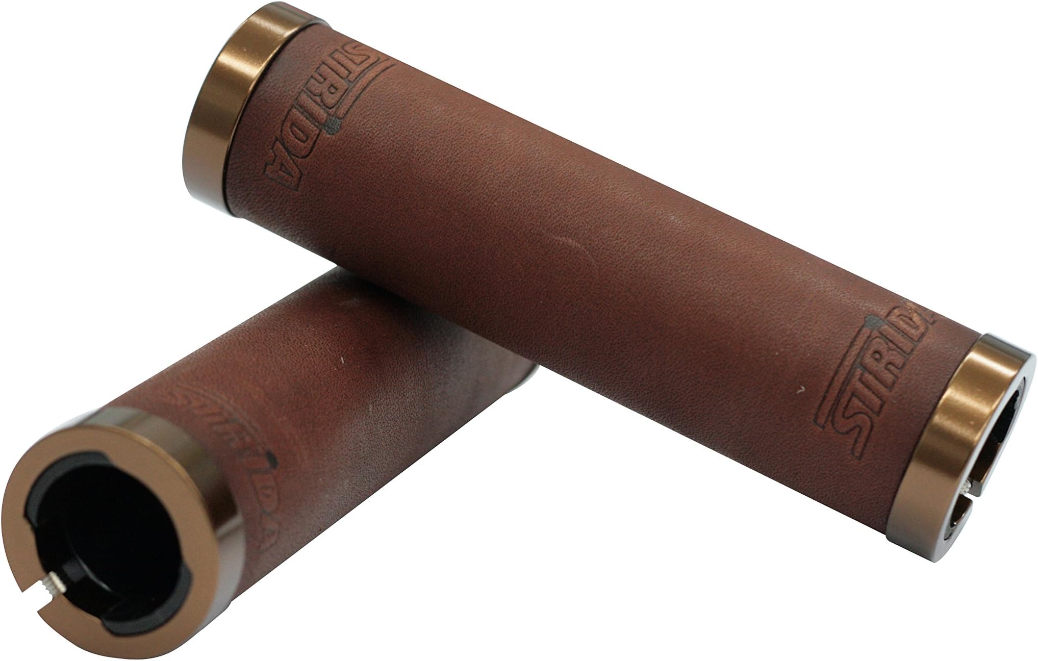 Strida Vintage Leather Bolt-On Straight Grips