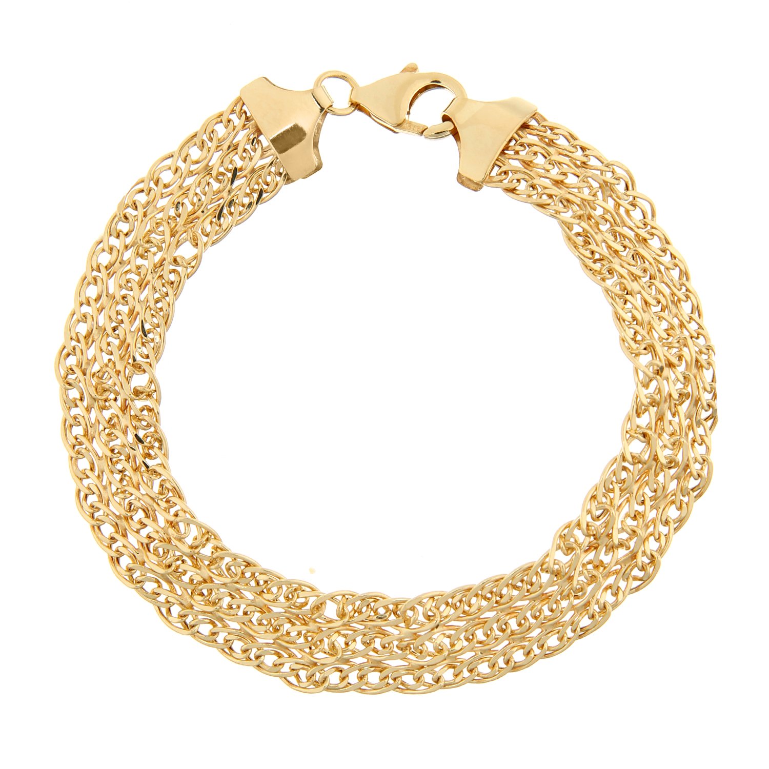 Citerna 9ct Yellow Gold Bismarck Bracelet of Length 19cm