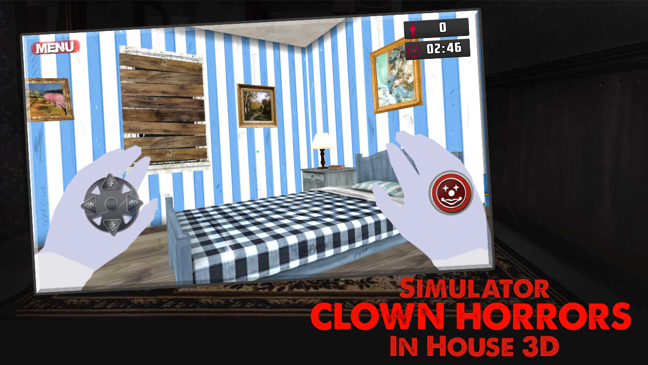 Simulator Clown Horrors In House 3D Apps & Games