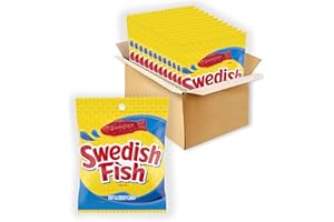 Swedish Fish Flavor Candy, Pack of 12