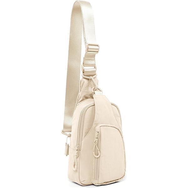 FANDARE Women's Sling Bag - Small Backpack With Earphone Hole, Adjustable Strap, Canvas - View #12