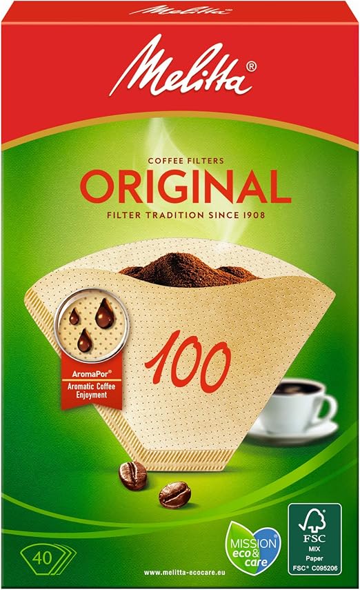 Melitta 1x4 Filtro Original para Máquina de Café Hogar y cocina Filtros de  café futakuchi-hakata.com
