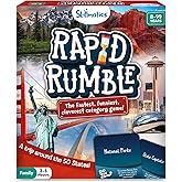 Skillmatics Rapid Rumble - A Trip Around The 50 States, Fast-Paced Board Game for Kids, Teens & Adults, Fun for Family Game Night & Educational Toy, Quick-Thinking, Gifts for Kids Ages 8, 9, 10 & Up