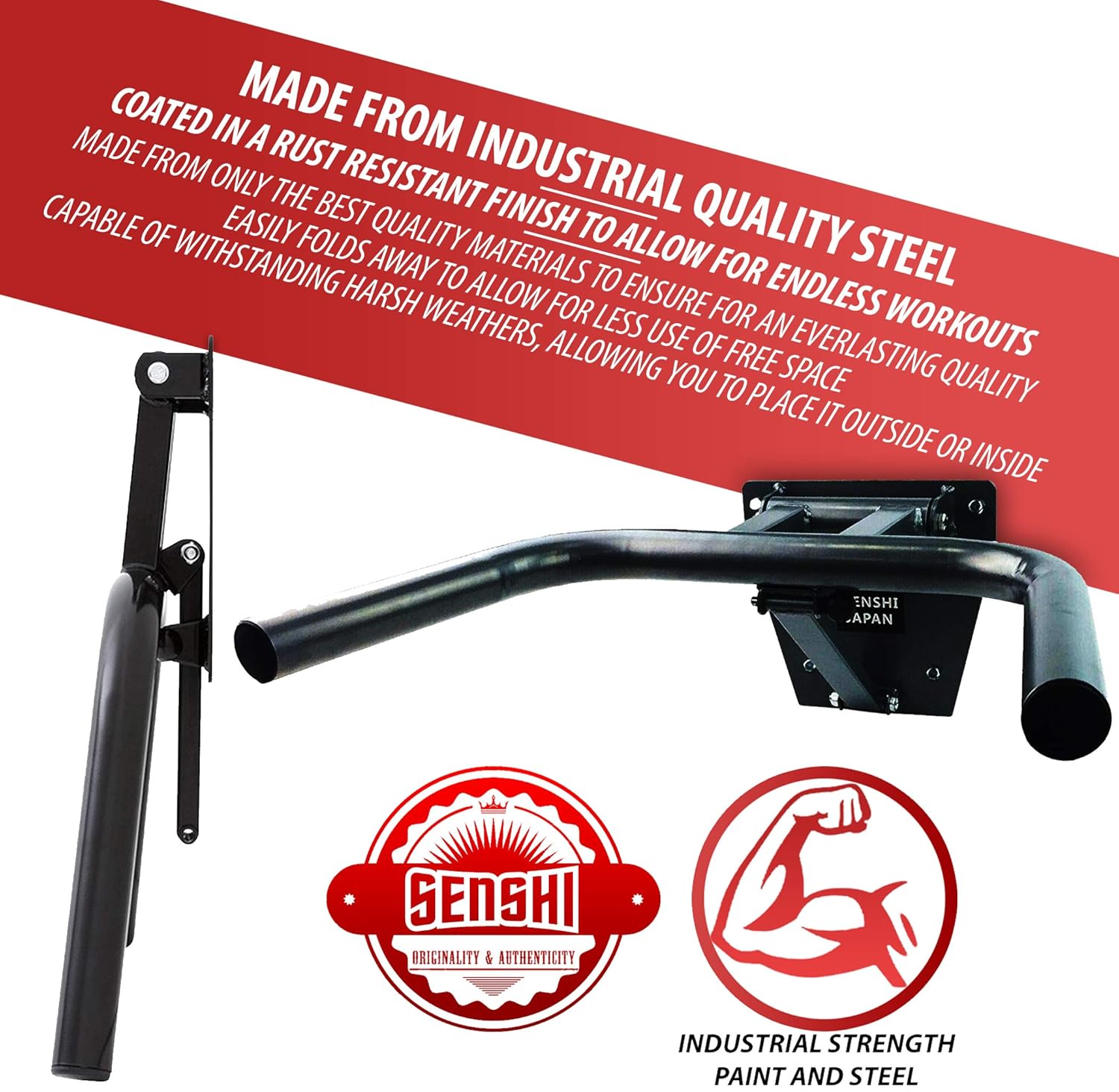 Deportes Y Aire Libre Musculacion Senshi Japan Barra De Chinchar