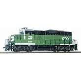 Walthers Trainline EMD GP9M-Standard DC-Burlington Northern #1709 (Green, White) 931-101 HO Scale Model Railroad - Locomotive Model