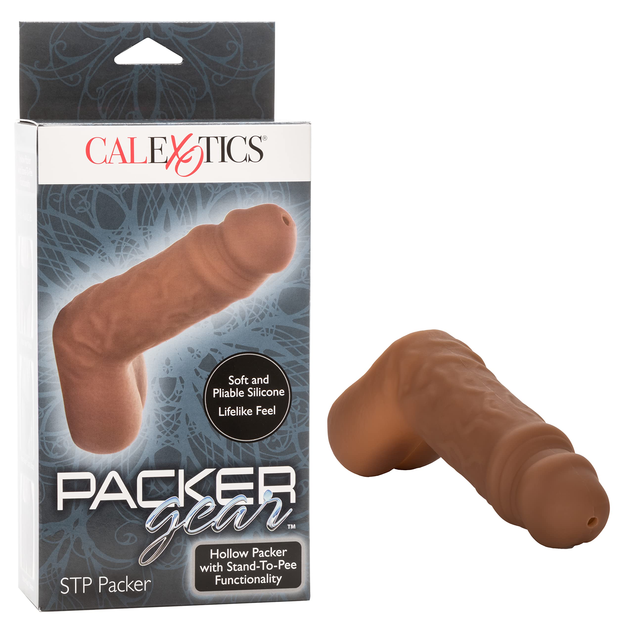 Calexotics Packer Gear Stand to Pee Packer, Brown