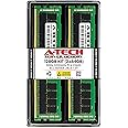 A-Tech 128GB Kit (2x64GB) DDR4 3200MHz PC4-25600 ECC RDIMM 2Rx4 Dual Rank 1.2V ECC Registered DIMM 288-Pin Server & Workstation RAM Memory Upgrade Modules (A-Tech Enterprise Series)