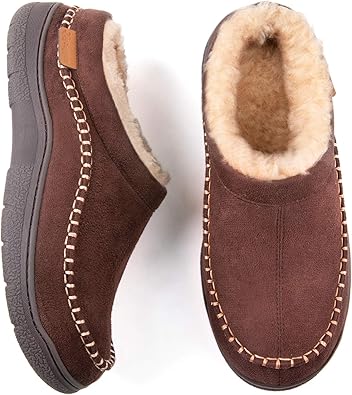 fluffy moccasins