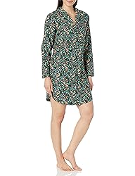 Amazon Essentials Women's Woven Flannel Notch