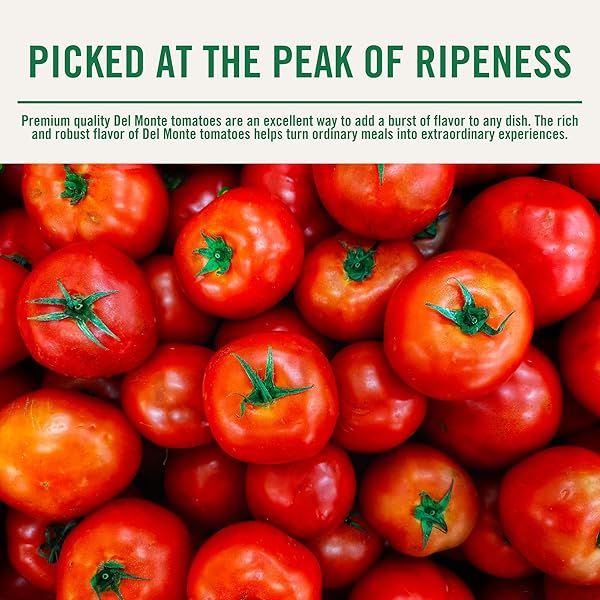 DEL MONTE FIRE ROASTED DICED TOMATOES, 14.5 OZ CAN
