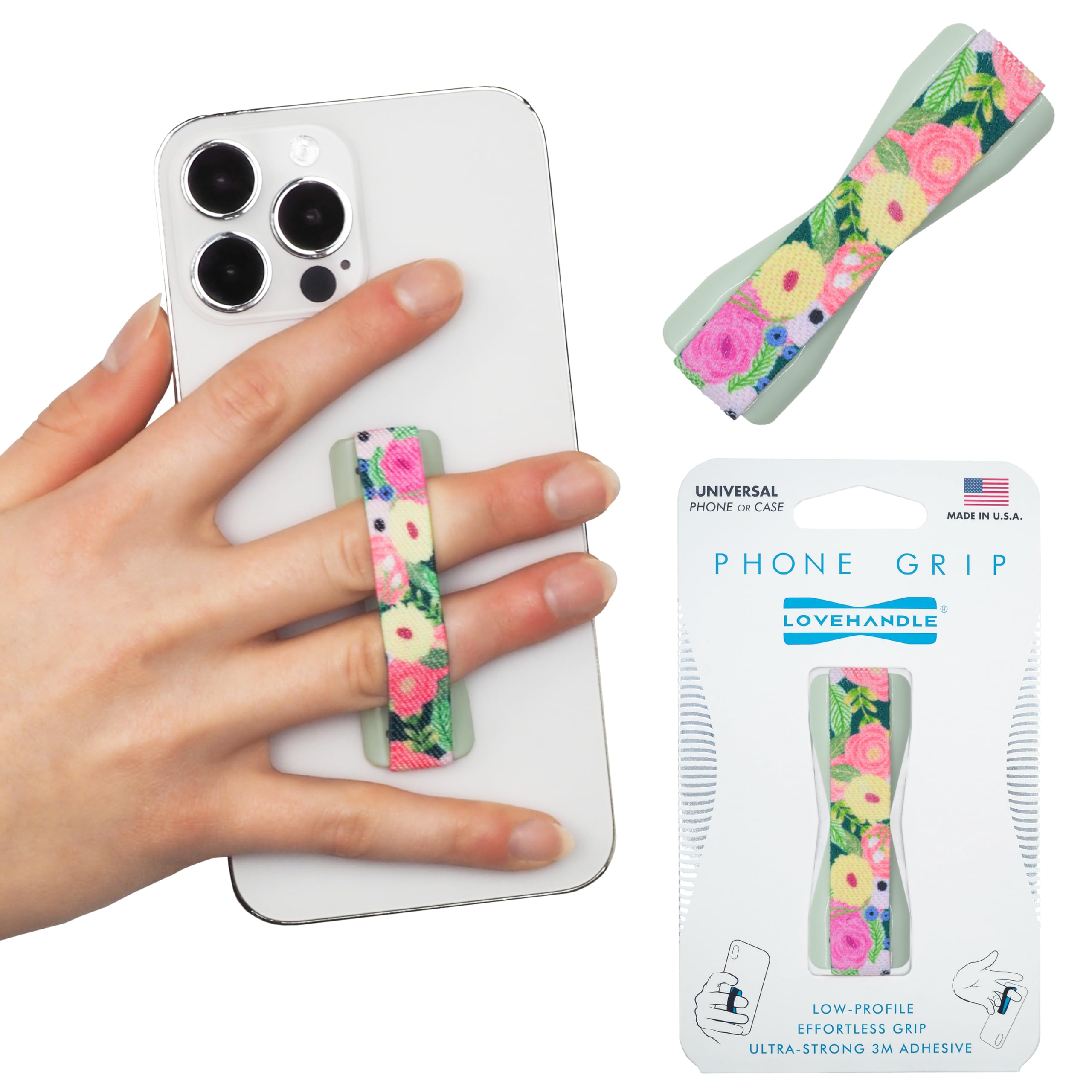 LOVEHANDLE Phone Grip for Most Smartphones and Mini