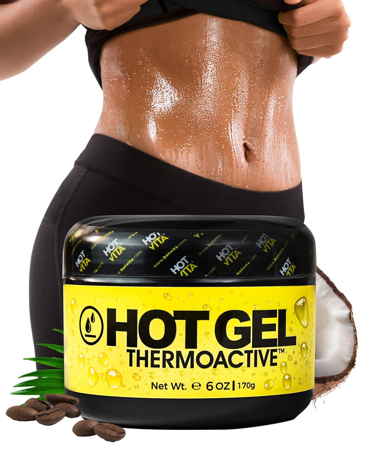 Hot Vita Thermo Active Sweat Gel Slimming Enhancer Workout Coconut