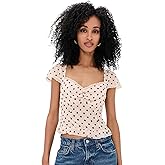 Bailey Rose Women's Cream Polka Dot Blouse