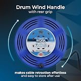 Masterplug Four Socket 15m Cassette Reel Extension Lead LCT1510/4BL view 2