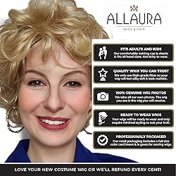ALLAURA - Betty Golden Grandma Wig for Women