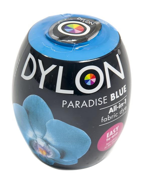 Dylon Machine Dye Pod Box of 3 Paradise Blue, 25 x 10 x 4 cm Amazon.co