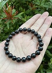 Black Onyx Crystal Bead Bracelet 8mm, Wholesale