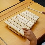 A-Star Wooden Xylophone 8 Notes Kids Instrument with 2 Wood Beaters view 6