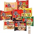 Gourmet Spicy Shin Instant Ramen Noodle 8 Flavor Combo - Korean Ramen Set (8 Pack)