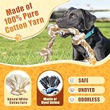 GaiusiKaisa Large Dog Rope Toy 6-Knots 110cm Aggressive Chewers Indestructible view 4