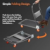 VonHaus Folding Platform Trolley 150kg Capacity Heavy Duty Platform Truck view 6