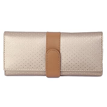 PENSTEMON Party wear Wallet or Clutch for Girl, Woman and Ladies (Golden)