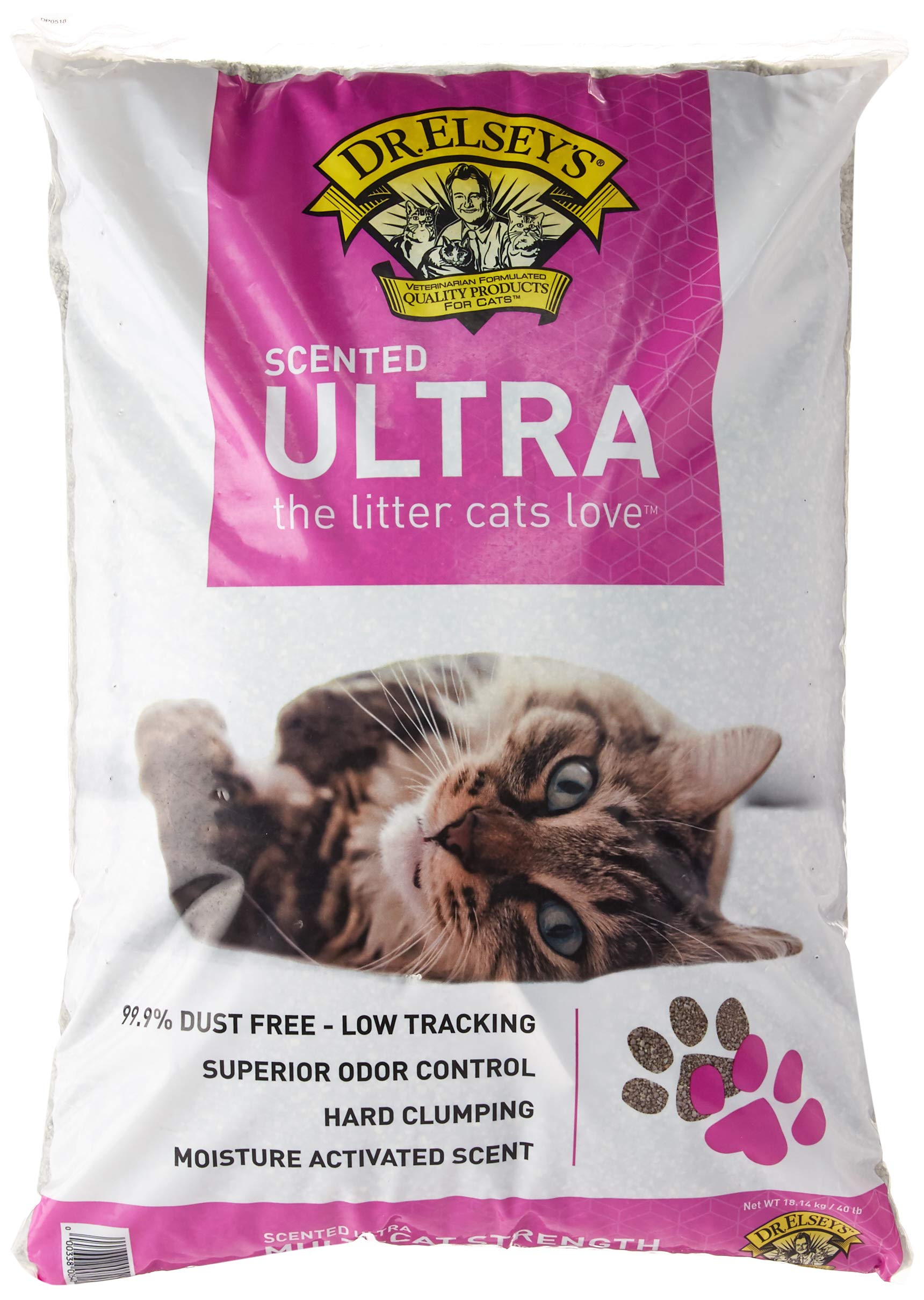 Dr. Elsey's Precious Cat Ultra Scented Litter Bag, 40 lb