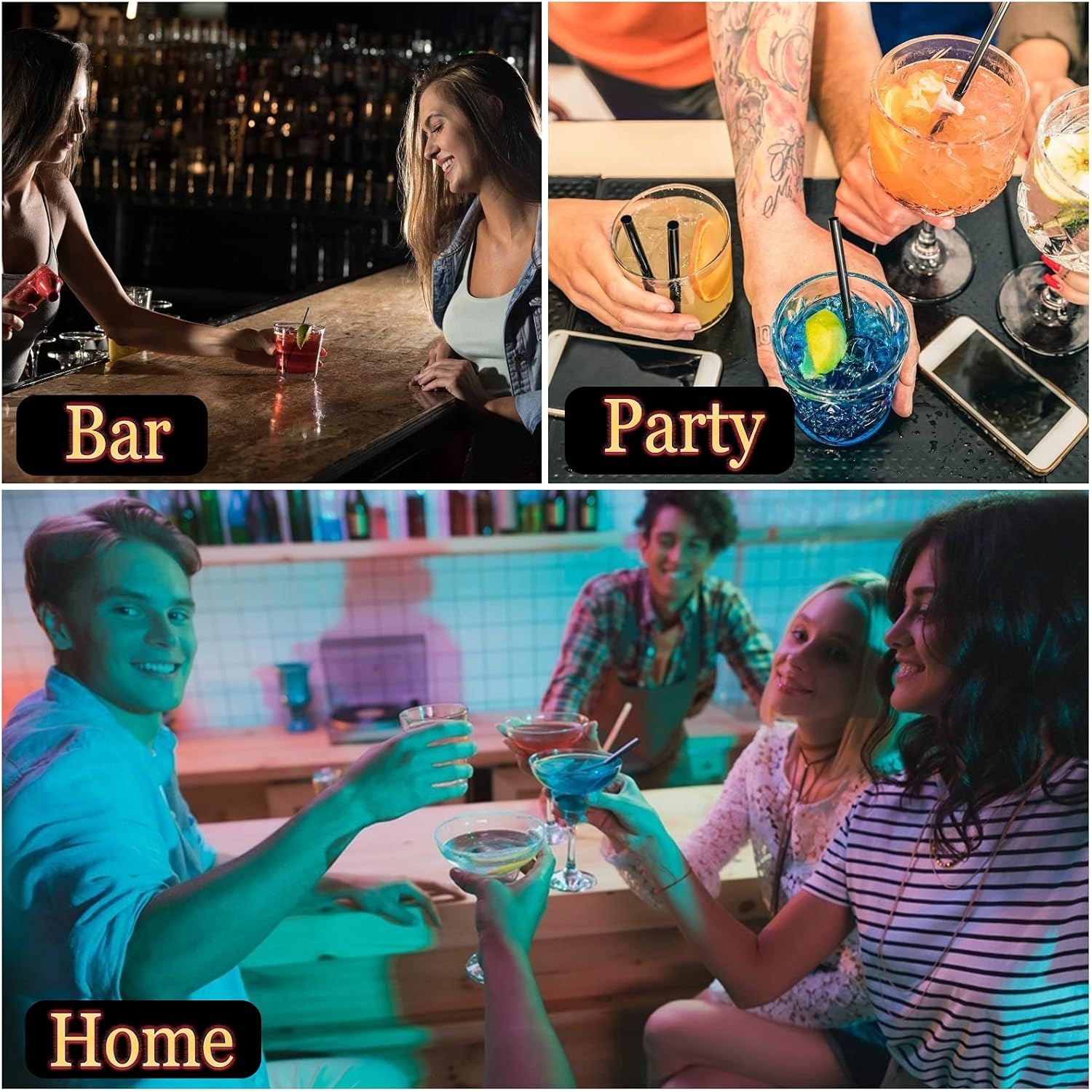 Bar Set Cocktail Shaker Set - 16 Piece Bartender Kit with Bamboo Stand Premium Stainless Steel Bartendering Tool for Home, Bars, Traveling, Outdoor Parties (Silver): Kitchen & Dining
