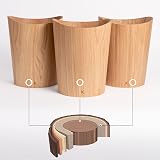 Kazai Real Wood Waste Paper Bin Börje 9L Oak Office Kids Bedroom view 6