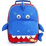 Yodo Kids Insulated Lunch Tote Bag with Name Tag, Shark