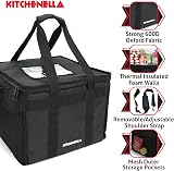Kitchenella 40 Litre Thermal Delivery Bag 38x38x32cm Insulated view 6