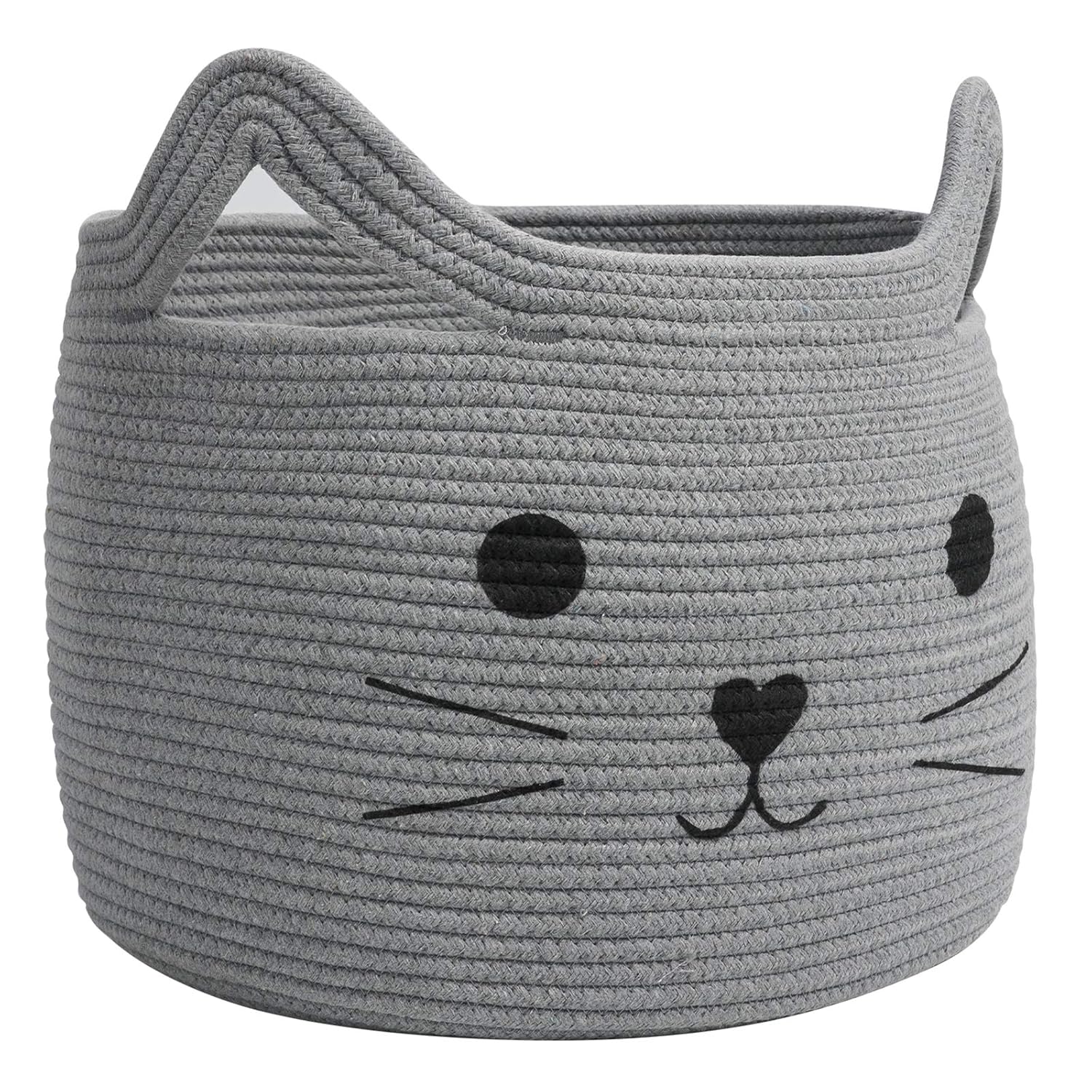 woven cat storage basket