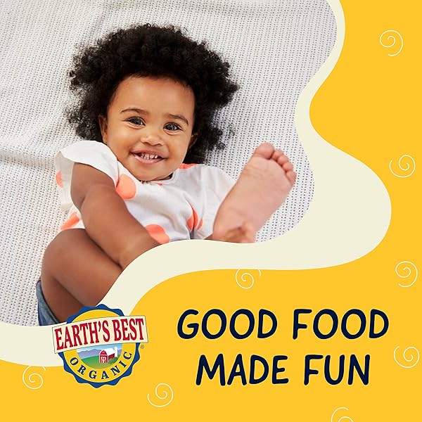 EARTH’S BEST ORGANIC SUNNY DAYS SNACK BARS FOR TODDLERS 2 YEARS OLD AND UP, APPLE FLAVORED WITH OTHER NATURAL FLAVORS, 7 CT