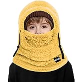 XFUEL Kids Winter Balaclava Face Mask, Thermal Ski Hood Hat, Windproof Neck Warmer Scarf for Boys Girls