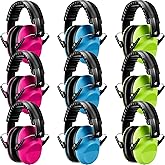 Yunsailing 9 Pack Kids Ear Protection Earmuffs Adjustable Hearing Soft Noise Earmuffs 27db Baby Ear Sensory Protection Headphones for Autism Toddler Children