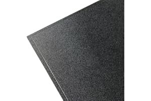 Falken Design ABS-BK-1-8/1224 ABS Textured Plastic Sheet 1/8" (0.125"), 12" x 24" - Black, Plastic