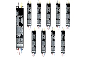 OHLECTRIC 10 Pack - Replacement for Sylvania Ballast QTP4X32T8/UNV ISN-SC, Philips ICN-4P32-N, Keystone KTEB-432-UV-IS-N-P, for 4 Fluorescent T8 Lamps - 120-277V - 32 Watt
