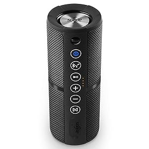 Sbode Bluetooth Speakers Portable Waterproof Outdoor Wireless Speaker Enhanced Bass, Sync Together, Built in Mic, TF Card, Auto Off, FM Radio for Beach, Shower & Home