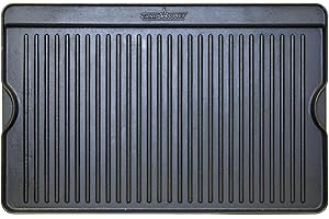 Camp Chef Reversible Griddle - Cast Iron Griddle for Outdoor Cooking & Camping Gear - 16" x 24"