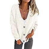 PRETTYGARDEN Cardigan Sweaters for Women Trendy Fall 2026 Long Sleeve Button Down Oversized Chunky Knit Sweater Outerwear