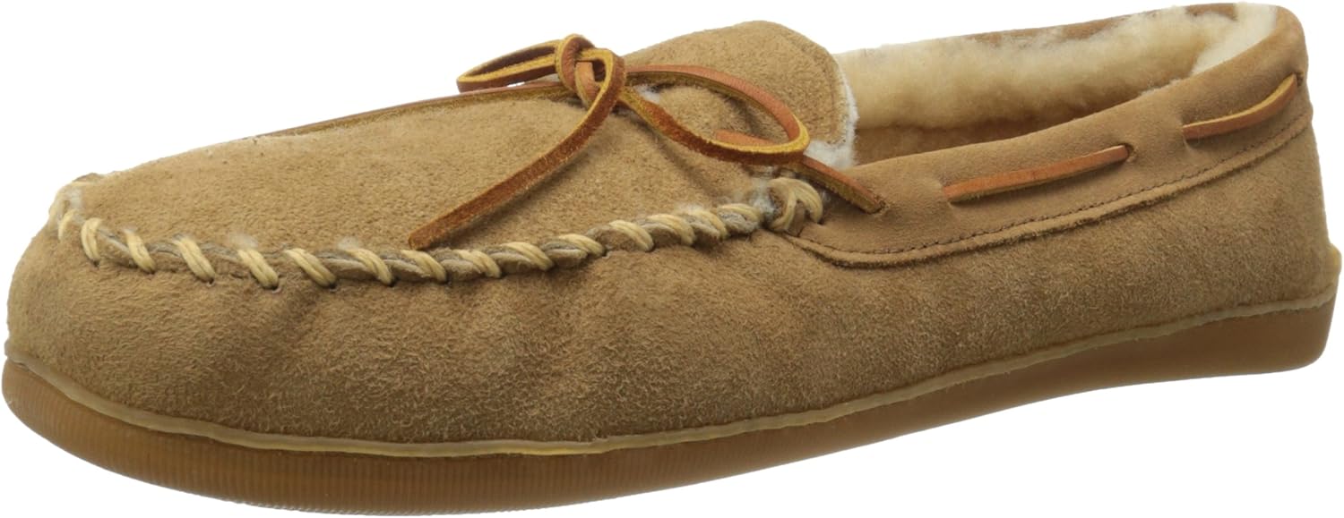 minnetonka sheepskin hardsole moccasin