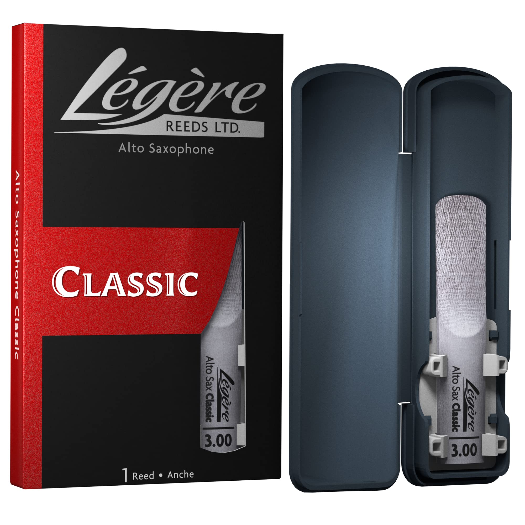 Légère Reeds - Alto Saxophone Reed, Classic, Strength 3.00 (AS3.00) - Premium Synthetic Woodwind Reed — image 1
