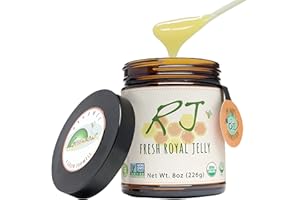 Greenbow Organic Fresh Royal Jelly - 100% USDA Certified Organic, Non-GMO, Halal, Pure, Gluten Free - One of The Most Nutrition Packed - (226g)