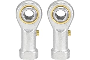 HOMEKE 2PCS PHSB6 Rod End Bearings Right Hand 1/4 Inch Bore Pre-Lubricated Bearings 1/4-28 Female Thread Rod end Joint Bearing